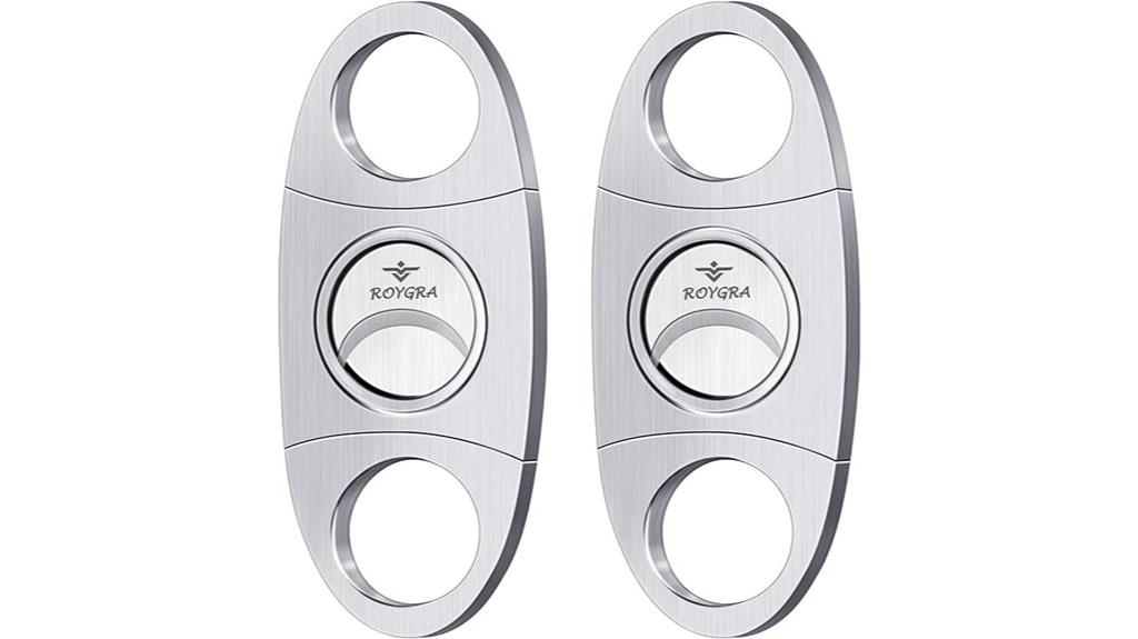 two piece cigar cutter set