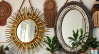vintage boho mirror collection