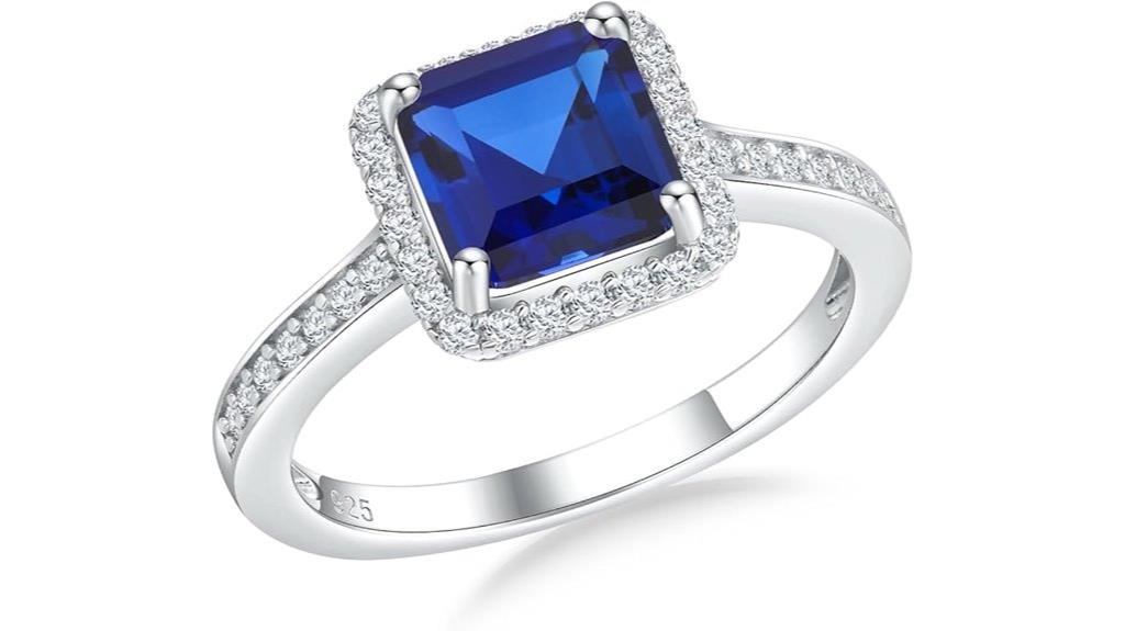 vintage white gold engagement ring