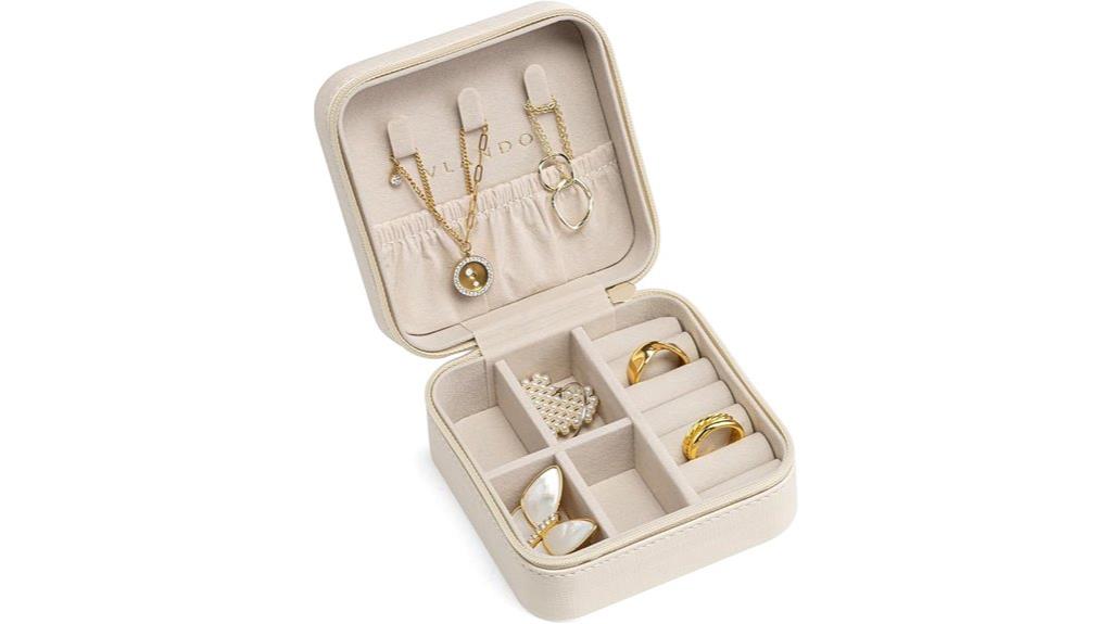 vlando leather jewelry organizer