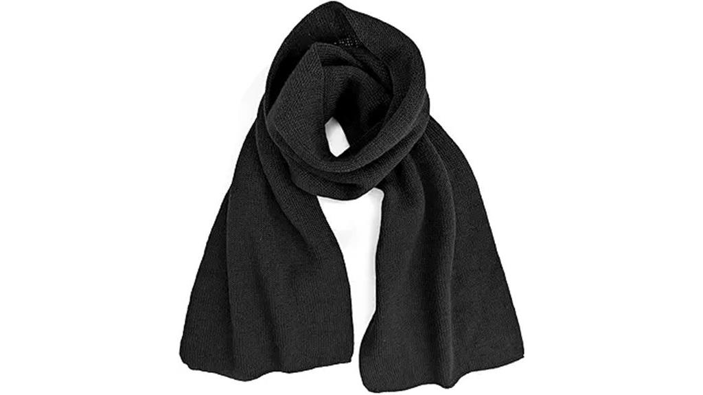 warm wool winter scarf