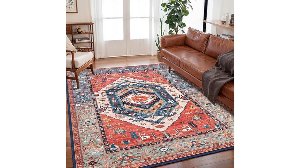 washable boho rug