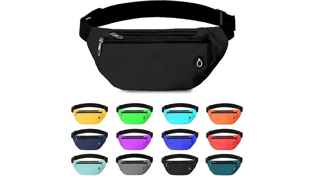 water resistant travel waist bag