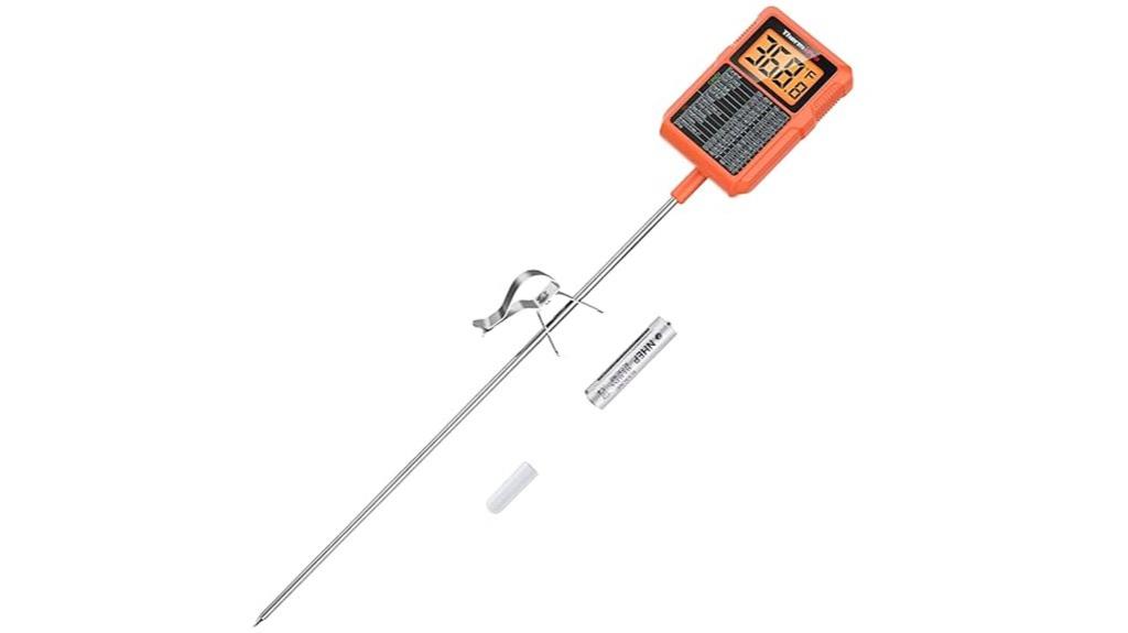 waterproof digital meat thermometer