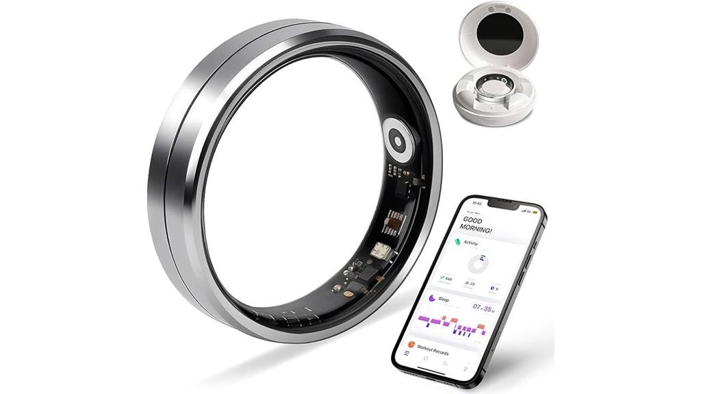 waterproof health tracking ring