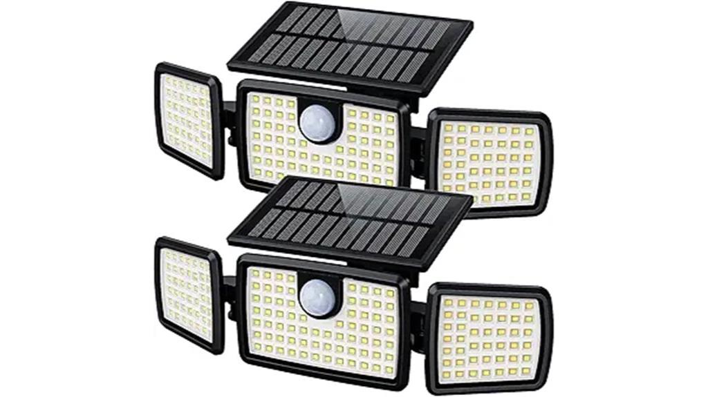 waterproof solar motion lights