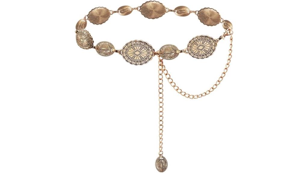 western style metal concho belt