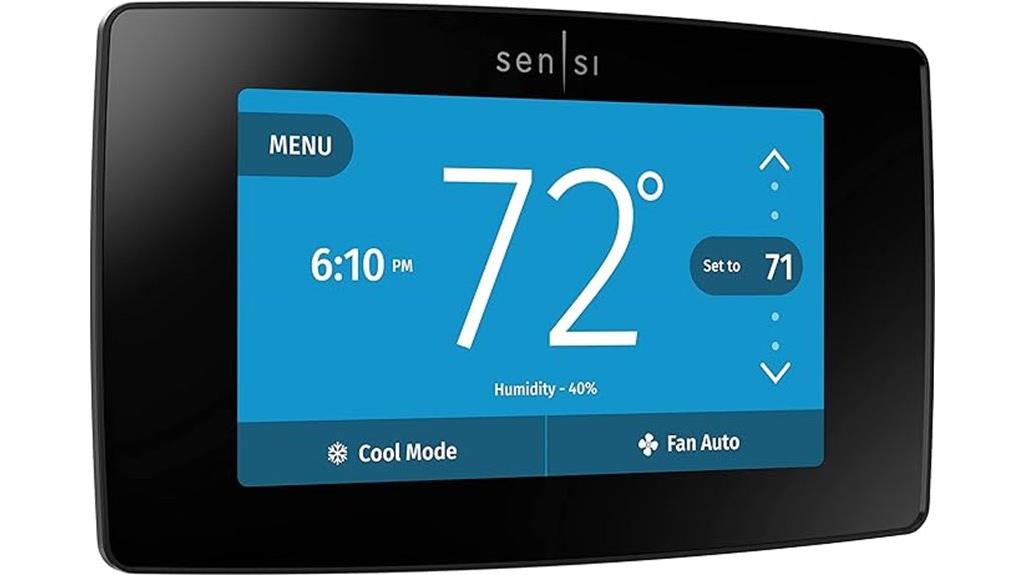 wi fi enabled smart thermostat