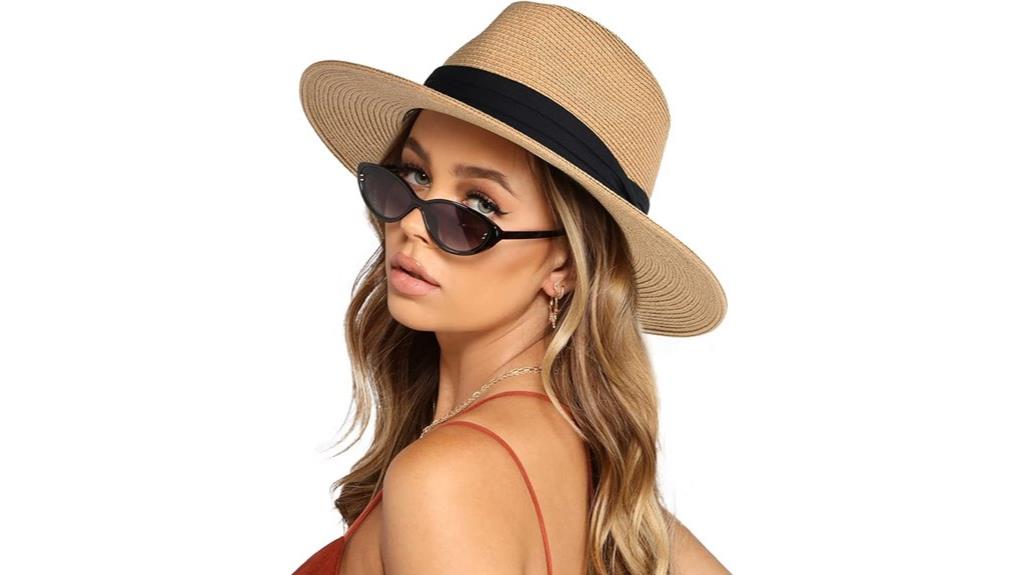 wide brim straw panama hat