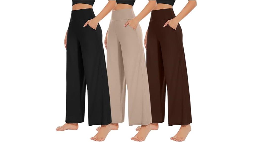 wide leg high waist pants