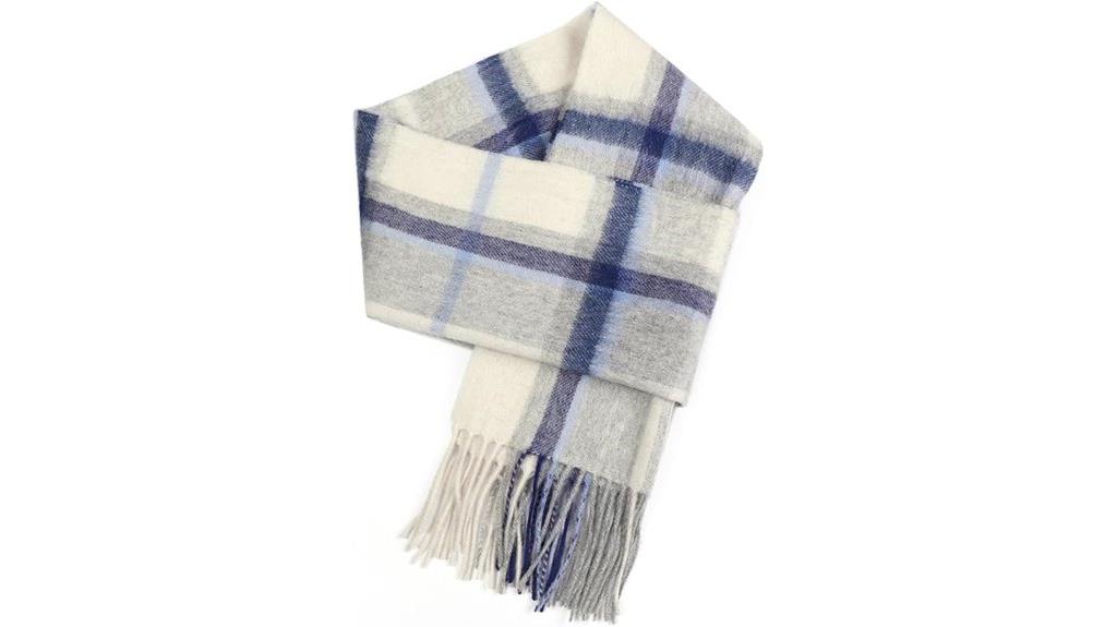 winter tartan plaid scarf