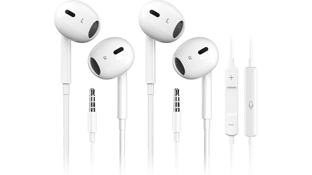 wired earbuds with mic