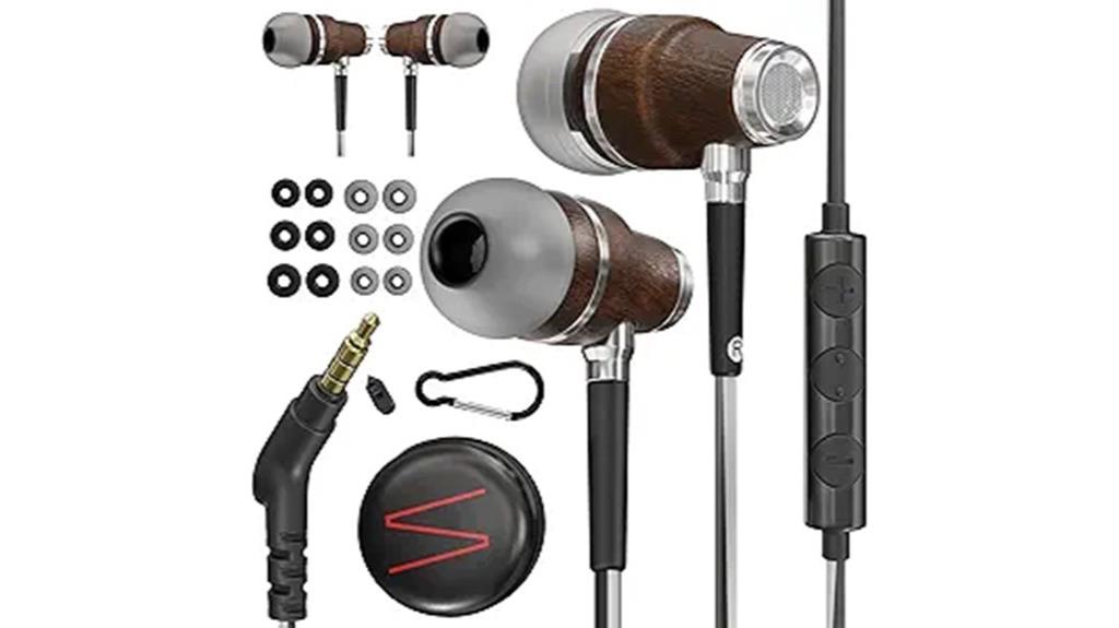 wired earbuds with mic