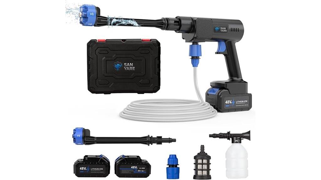 wireless battery powered pressure washer