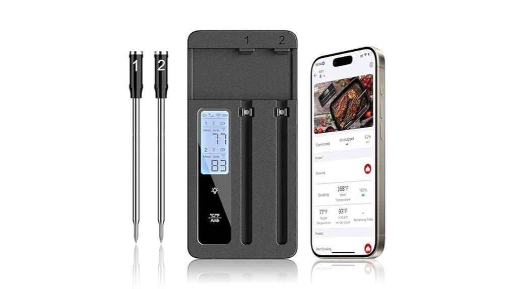 wireless dual probe thermometer