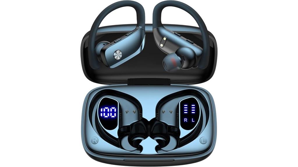 wireless earbuds with charging case