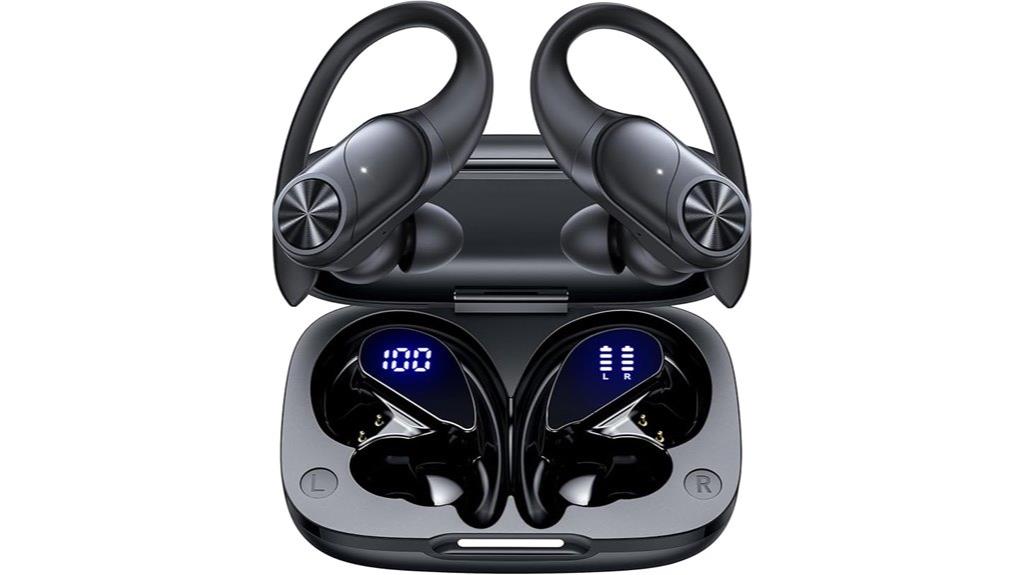 wireless earbuds with charging case