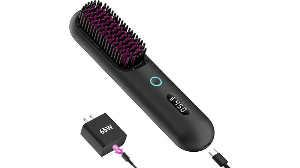 wireless ionic hair straightener