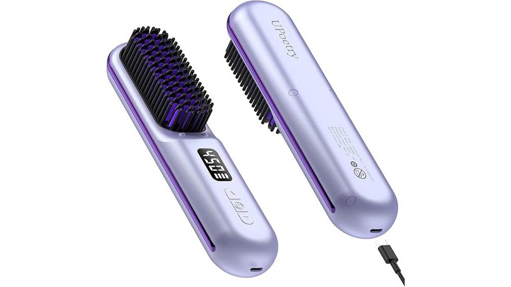 wireless portable hair straightener