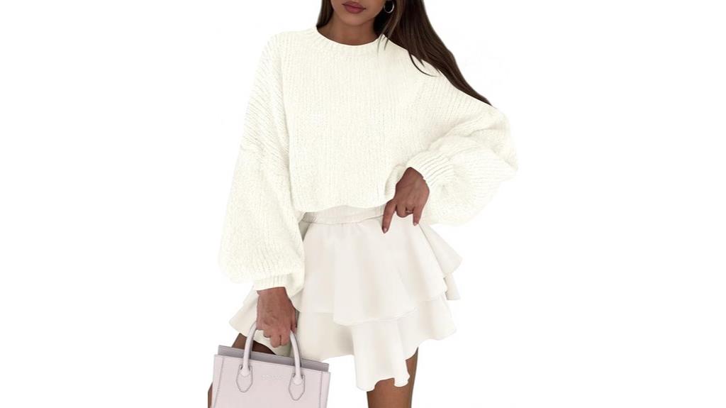 women s chunky knit sweater