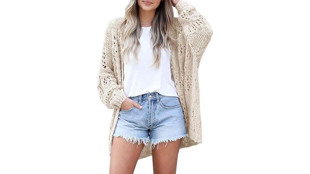 women s crochet kimono sweater