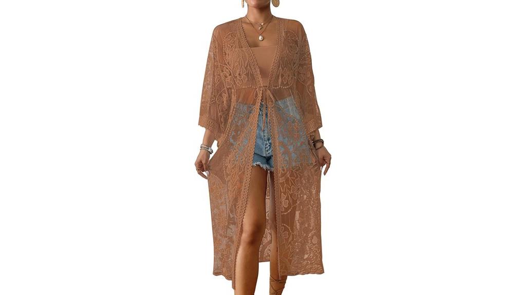 women s lace kimono cover up