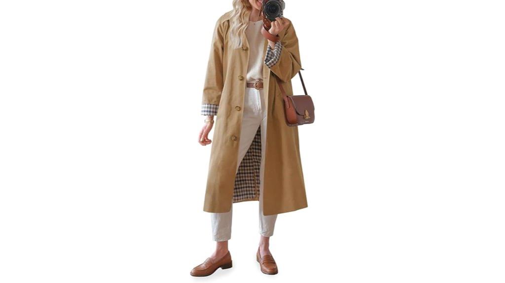 women s oversized windproof coat