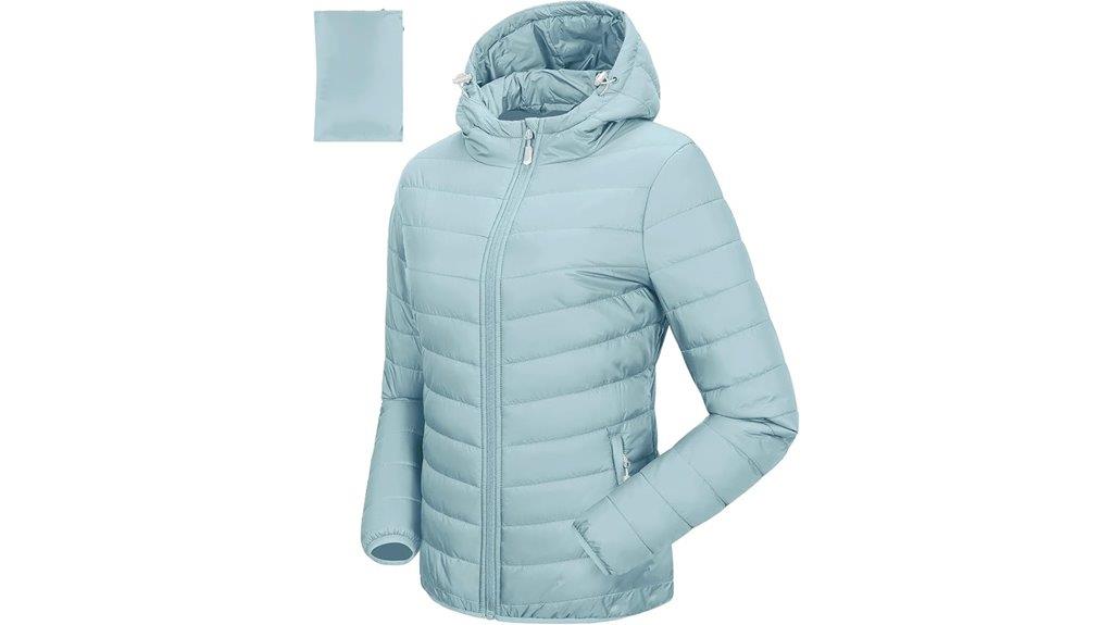 women s packable puffer jacket