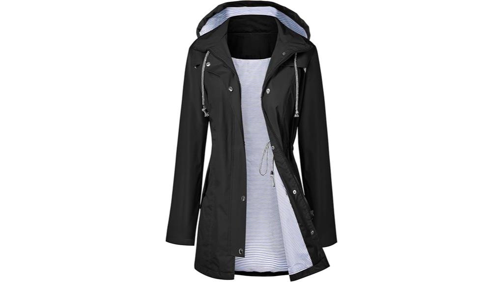 women s waterproof long coat