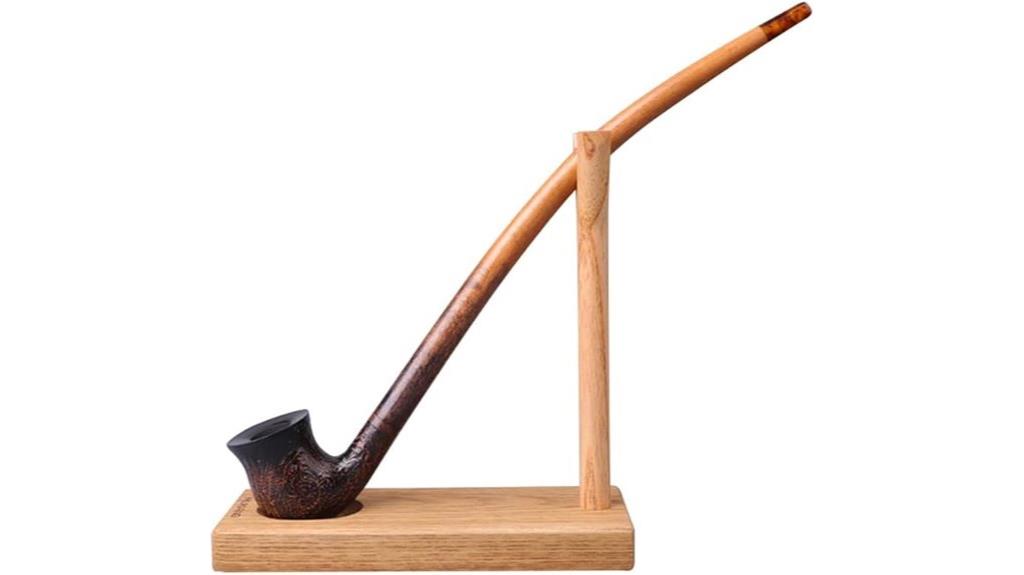 wooden pipe stand rack