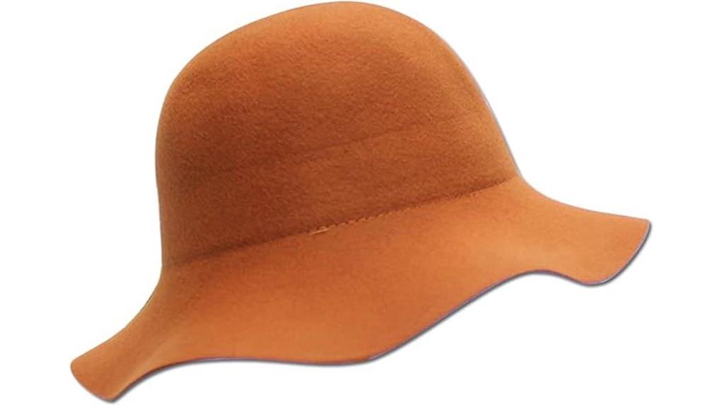 wool wide brim hat