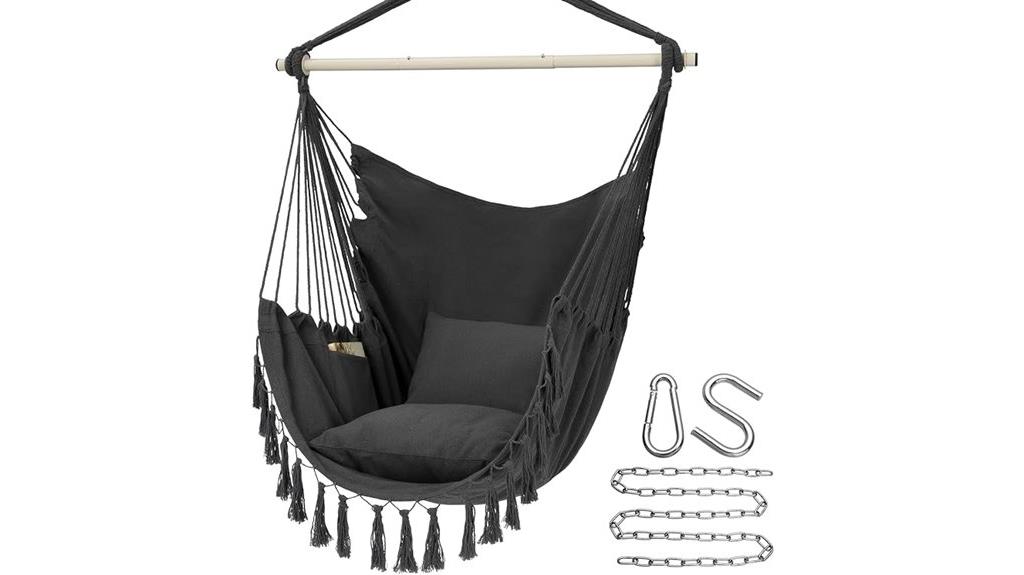 y stop cotton hammock chair