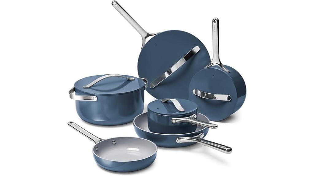 16 piece ceramic cookware