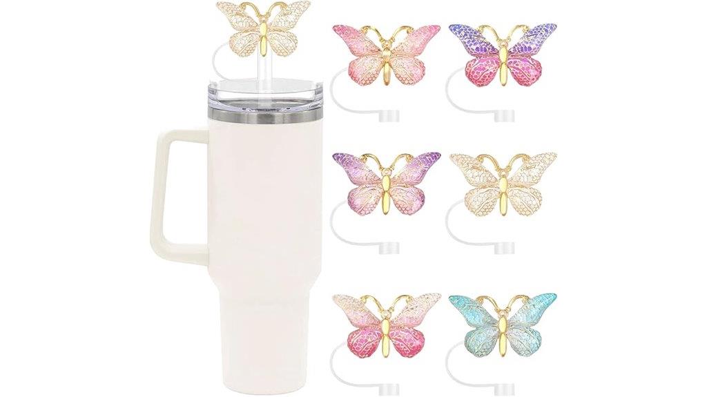 butterfly cup cover set