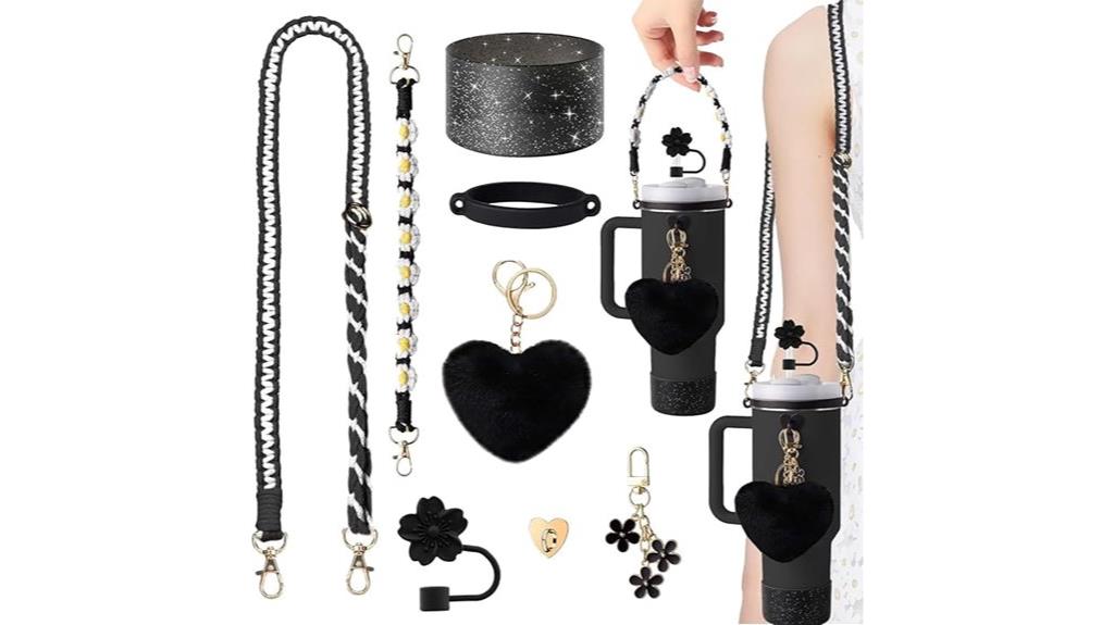 cup accessories with charms
