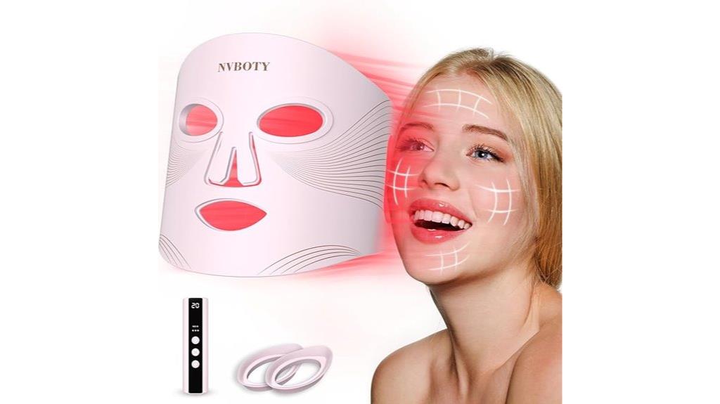 multicolor led face mask