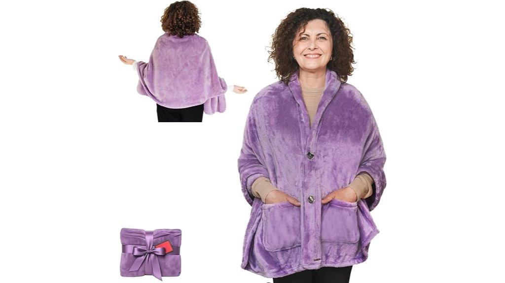 soft warm fleece wrap