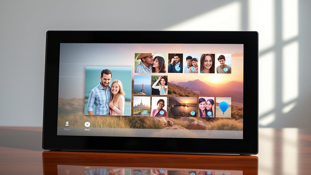 top email enabled digital frames