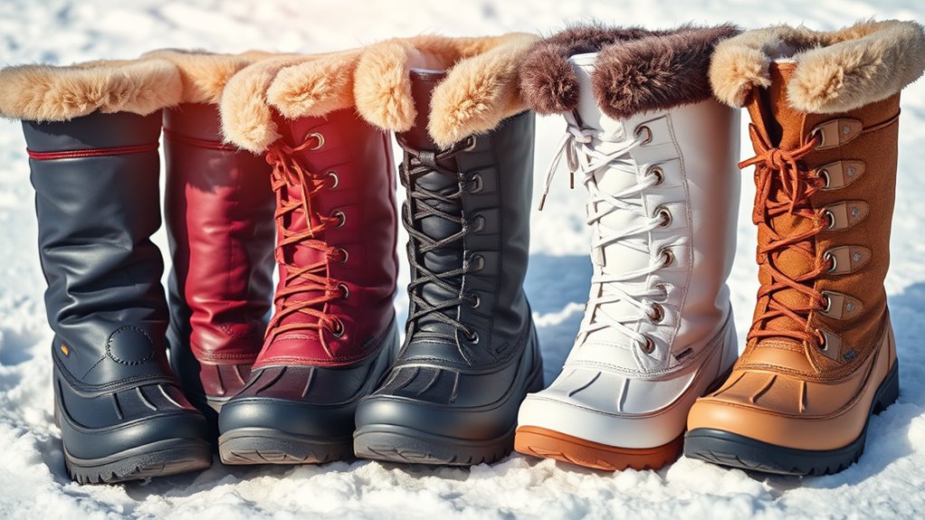 top women s waterproof snow boots