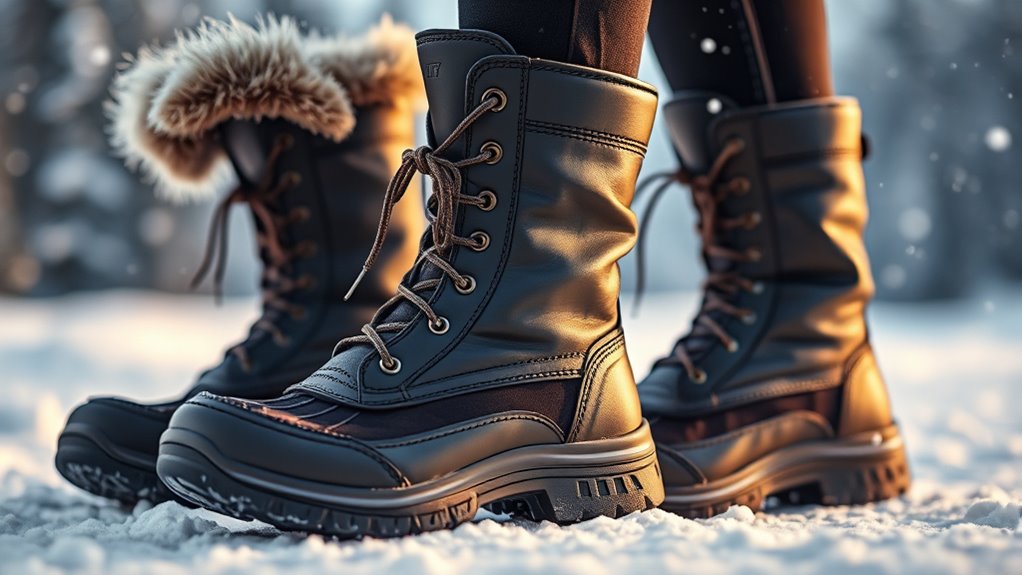 waterproof insulated traction comfort