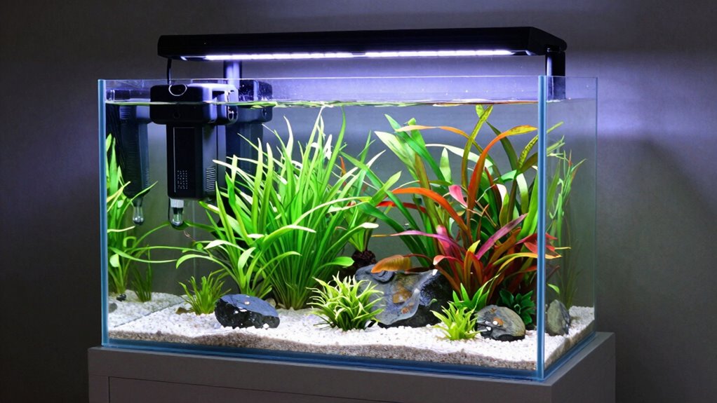 aquarium size and features