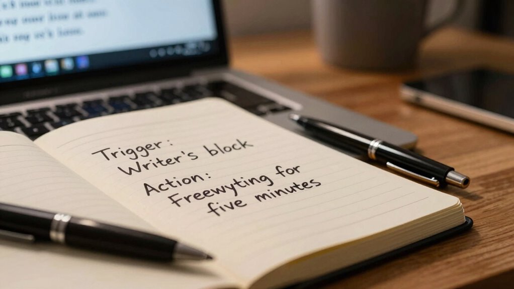 create habits with triggers