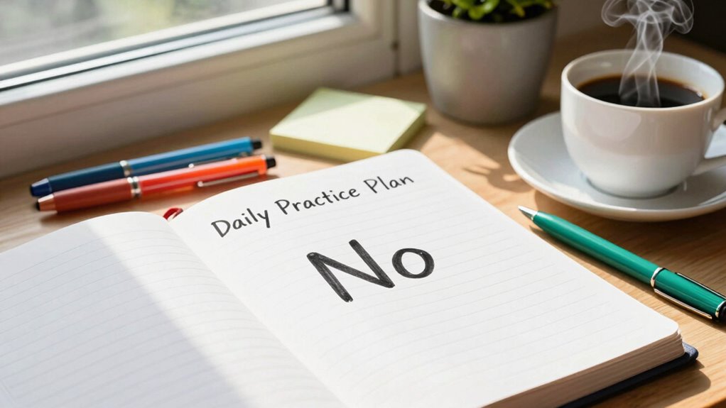 daily habits reinforce boundary confidence