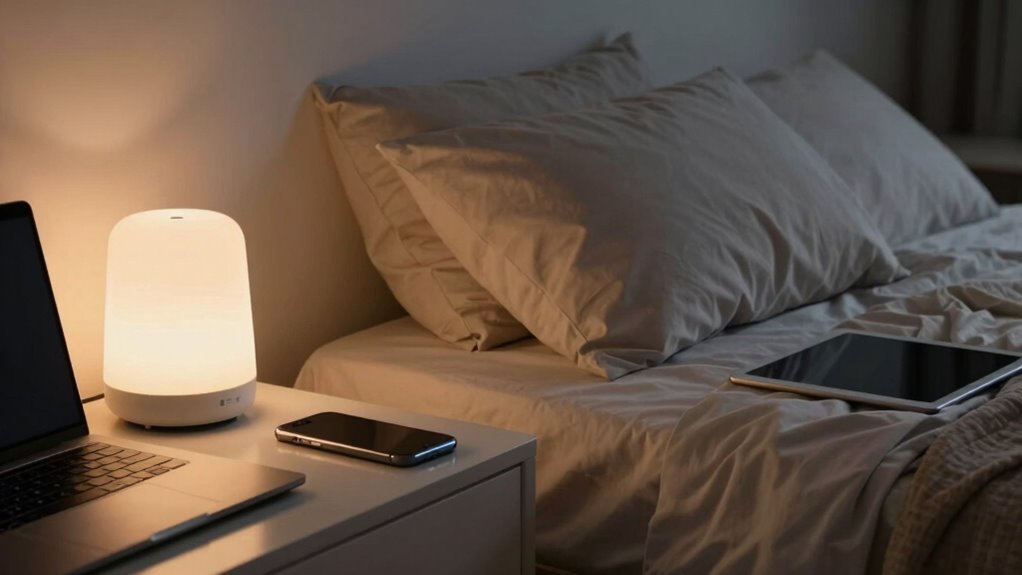 device curfew enhances sleep
