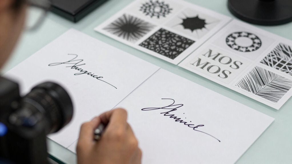 identify signatures from mos