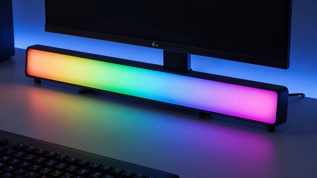 monitor light bar features