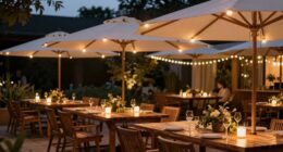 patio umbrella light guide