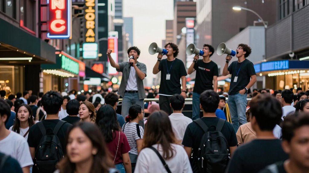 perceived majority through amplification