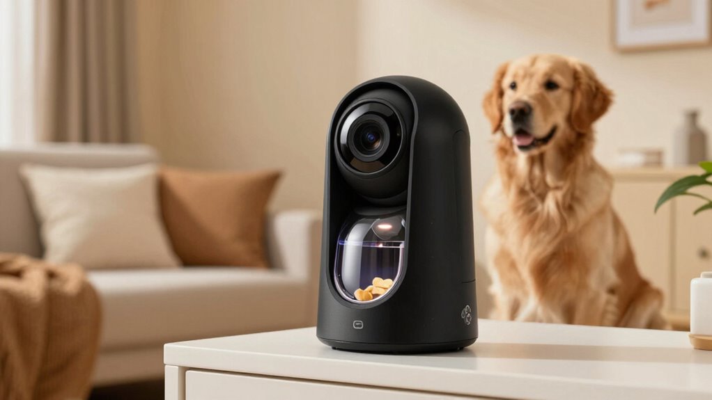 pet camera treat features