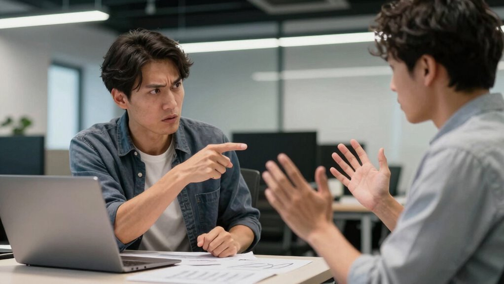 preemptive blame manipulates